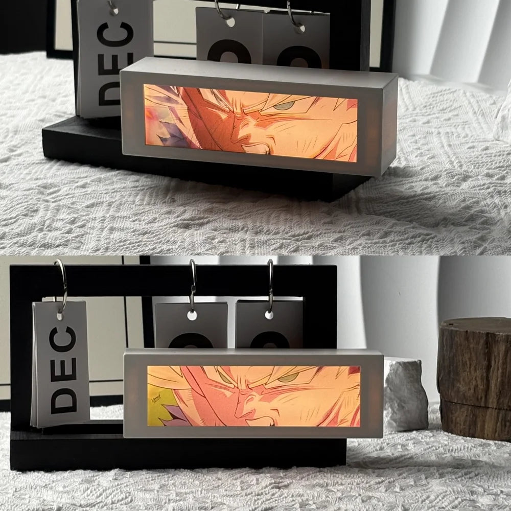 LED Classic Anime 3D  Lenticular Motion Anime Lightbox for Bedroom Decoration Lamp Anime Peripheral Friend Birthday Gifts