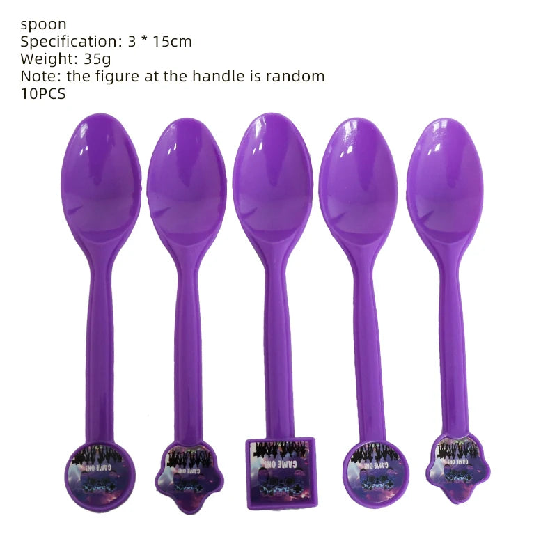 Hot Shooting Game Fortnition Birthday Decoration Disposable Tableware Plate Tablecloh Cup Baby Shower Boys Party Supplies and more