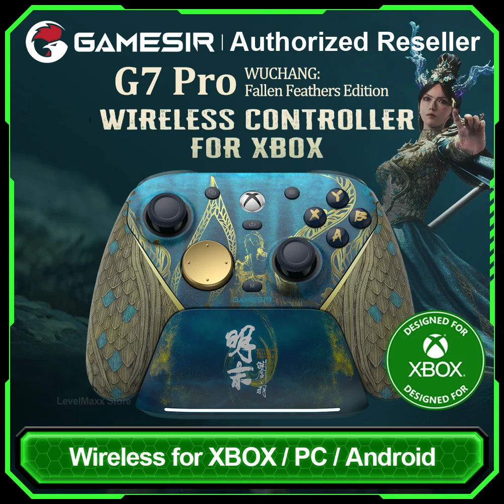 GameSir G7 Pro WUCHANG Xbox PC Controllers Wireless for XBOX Series S X One PC Control Bluetooth Gamepad Fallen Feathers Edition with charge station