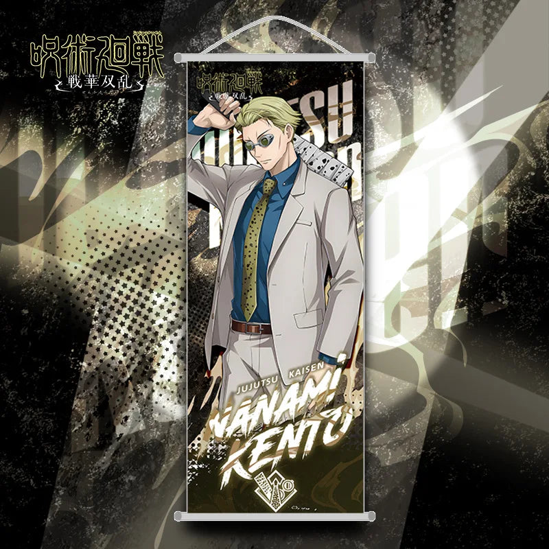 Jujutsu Kaisen Long Scroll Hanging Painting Gojo Satoru Poster Anime