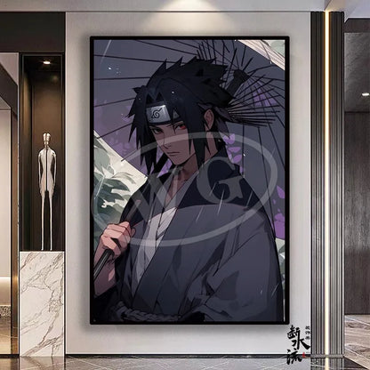 Naruto Anime Decoration Painting, Naruto Kakashi Uchiha Itachi Xiao Organization Poster, Home Entrance Hanging Painting