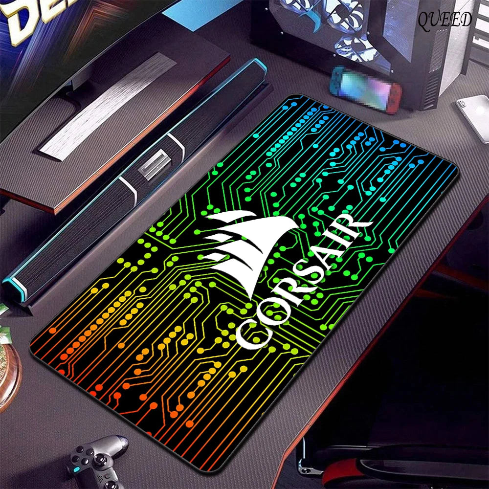 CORSAIR Mouse Pad Desk Mouse Pad Cute HD Deskmat Extended Gaming Keyboard Mats Large 90x40cm XXL Gamer Mousepad