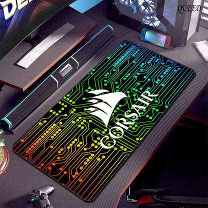 CORSAIR Mouse Pad Desk Mouse Pad Cute HD Deskmat Extended Gaming Keyboard Mats Large 90x40cm XXL Gamer Mousepad