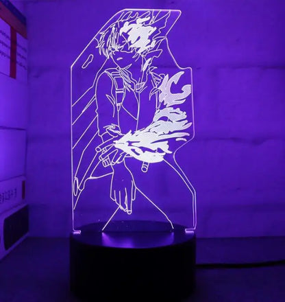 3d Led Night Light Anime My Hero Academia for Bedroom Decor Birthday Gift Manga Gadget My Hero Academia Katsuki Bakugo Lamp 3d