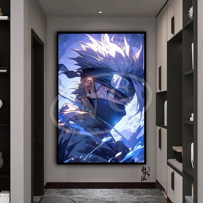 Naruto Anime Decoration Painting, Naruto Kakashi Uchiha Itachi Xiao Organization Poster, Home Entrance Hanging Painting