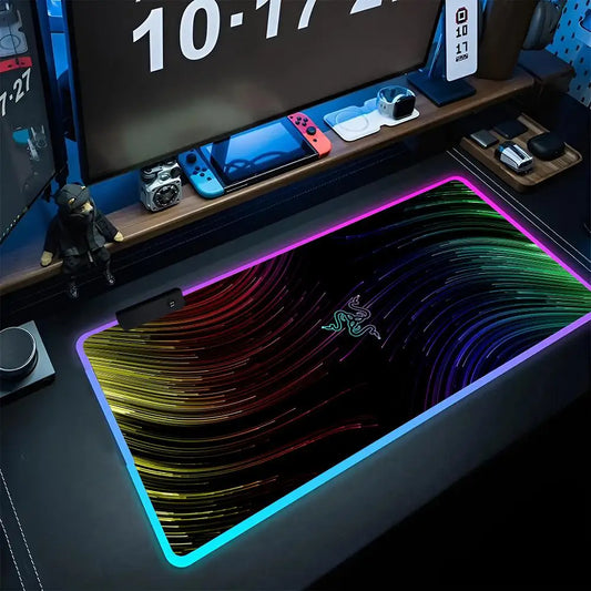 Razer official pictures  Mouse Pad  game RPG 40x90cm Mouse Mat Gaming Mousepads LED Keyboard Mats Luminous Desk Pads Mouse Pad F