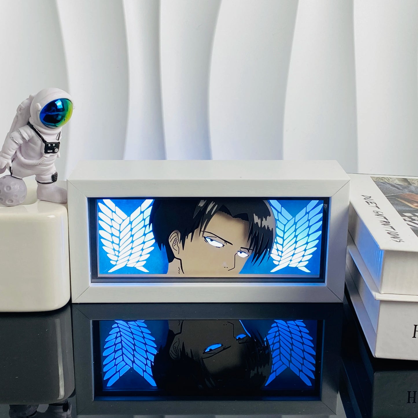 Paper Cut Out Anime Led Light Box  Desk Light for Bedroom Decoration Child Birthday Gift Manga Table Lamps Lightbox