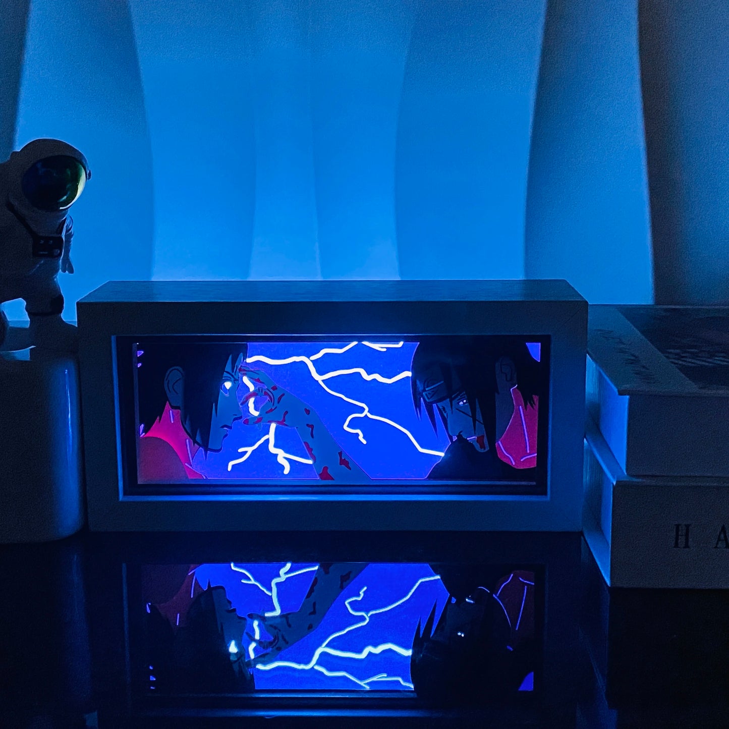 Paper Cut Out Anime Led Light Box  Desk Light for Bedroom Decoration Child Birthday Gift Manga Table Lamps Lightbox