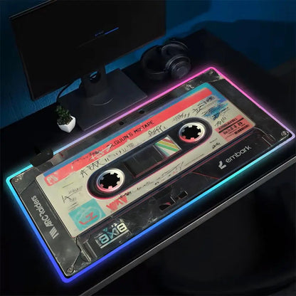 ARC Raiders Mouse Pad Anime Gaming Mouse Pad LED Table Pads Backlit Rubber Desktop XXL RGB Desk Mats