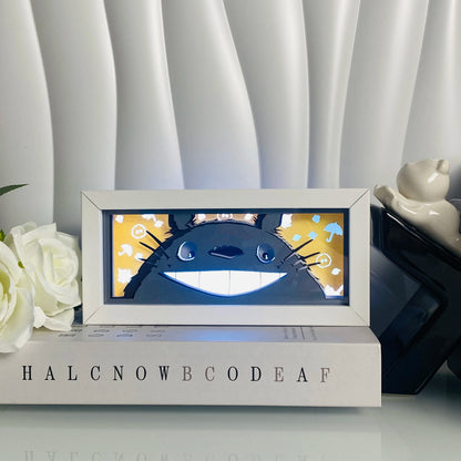 Anime Led Light Lamp For Room Decor Paper Cut Shadow Box Birthday Bedside Remote control Nightlight Manga Light Box Friend Gifts