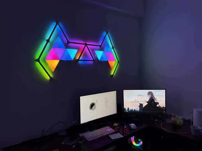 LED Gaming Lighting Magic Color Module Splicing WIFI RGB Music Sync Ambient Sound Capture Modular DIY Decorative Dynamic RGBIC