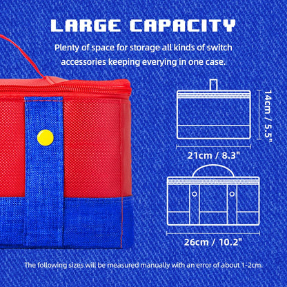 Large Carrying Protective Case for Switch OLED Console Pro Controller Travel Storage Bag Case For Switch Accessories
