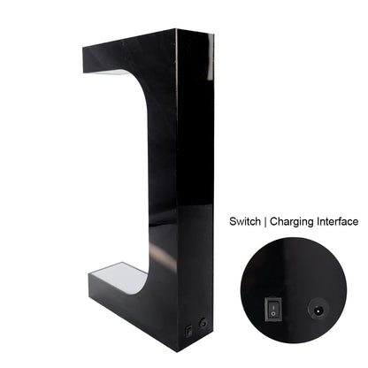 Magnetic Levitation LED Floating Shoe 360 Degree Rotation Display Stand for your headset or more