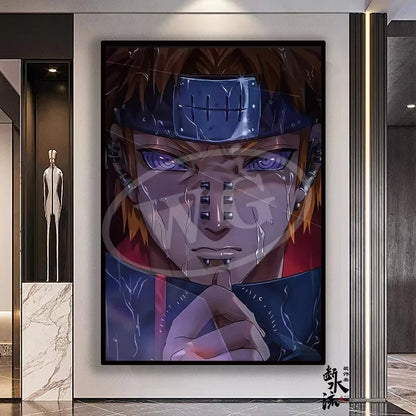 Naruto Anime Decoration Painting, Naruto Kakashi Uchiha Itachi Xiao Organization Poster, Home Entrance Hanging Painting